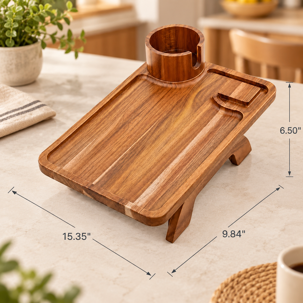 3-in-1 Sofa Arm Tray