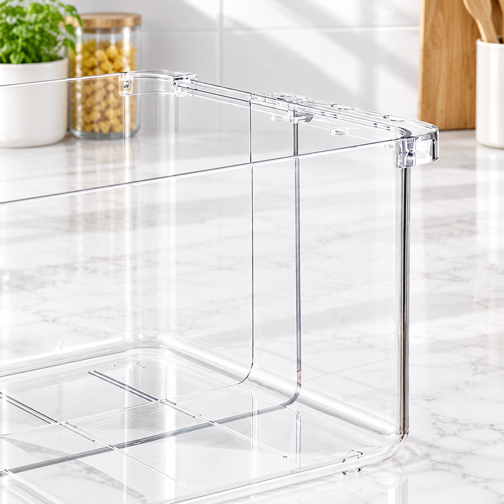 Expandable Clear Fridge Drink Organizer