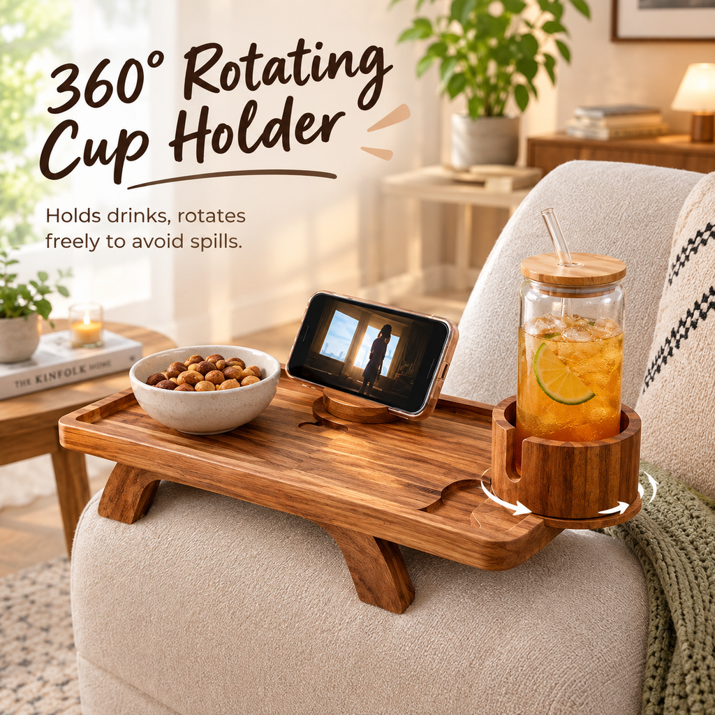 3-in-1 Sofa Arm Tray