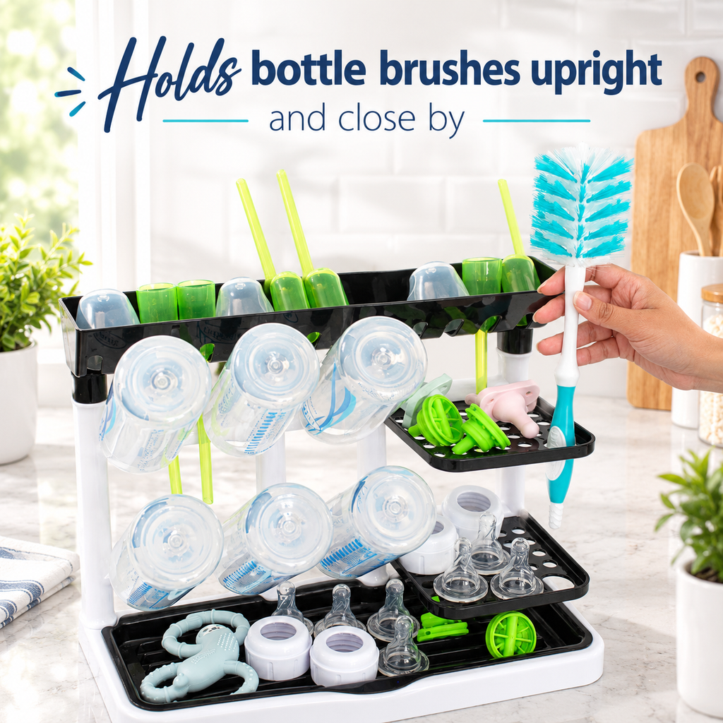 2-Pack Vertical Bottle Drying Rack