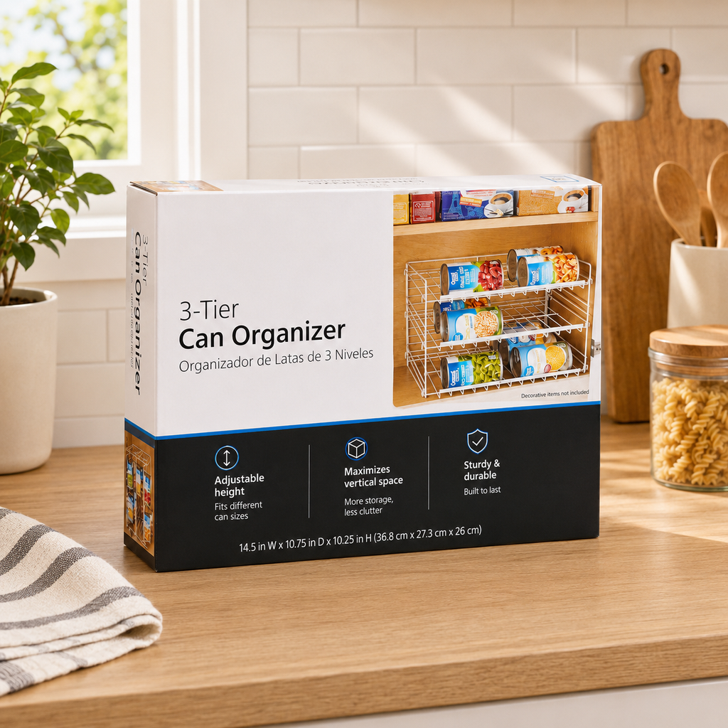 3-Tier Can Organizer Rack