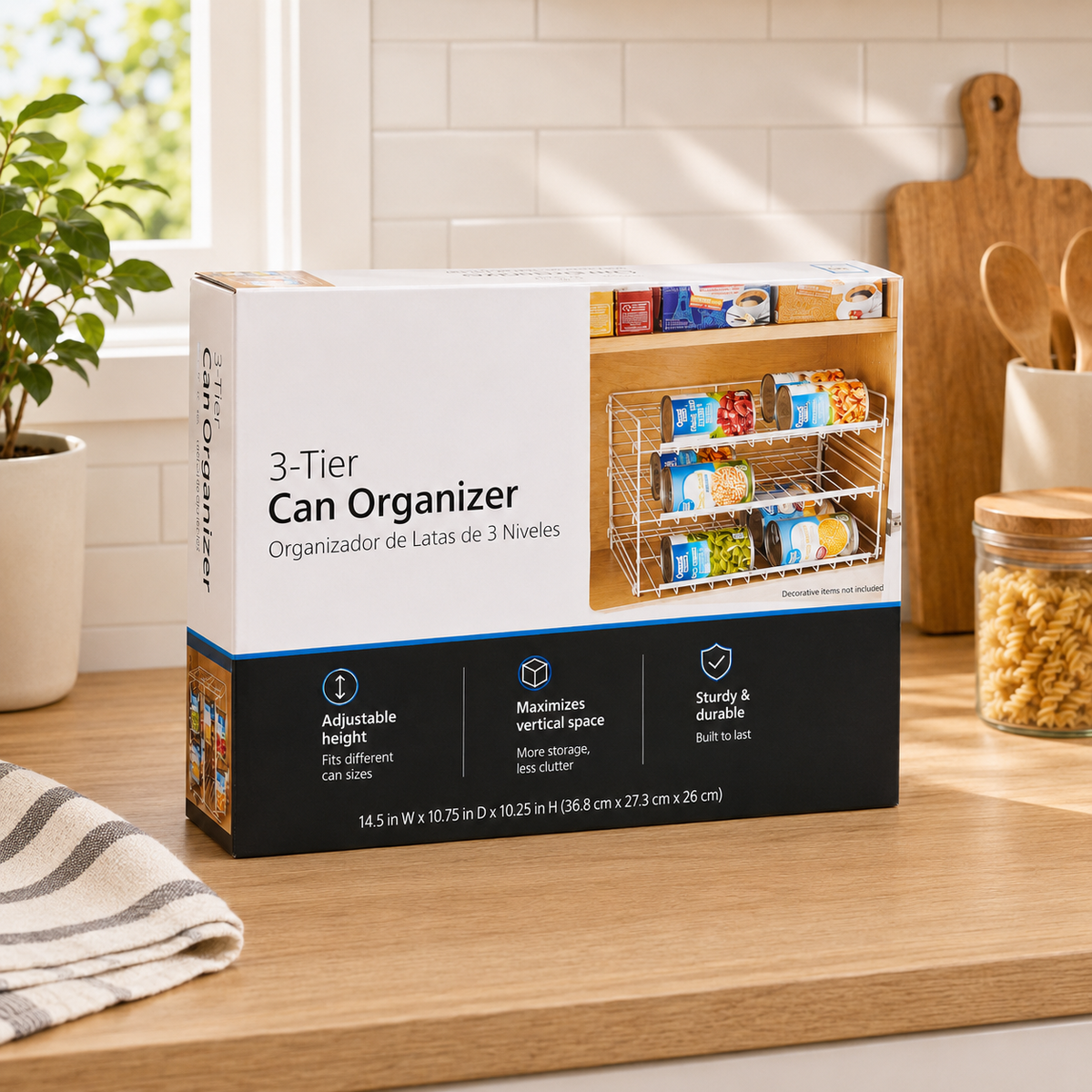 3-Tier Can Organizer Rack