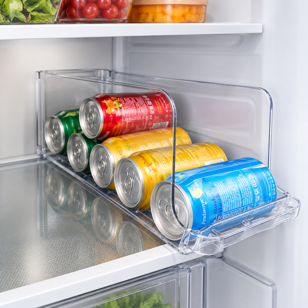 Expandable Clear Fridge Drink Organizer